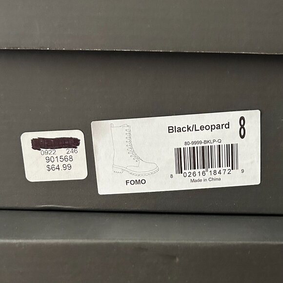 WOMEN'S BLACK/LEOPARD BOUTIQUE by CORKY"S BOOTS - Picture 11 of 11